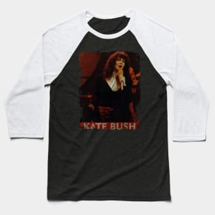 TEXTURE ART- Kate Bush - RETRO STYLE Baseball T-Shirt